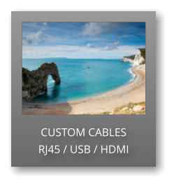 CUSTOM CABLES RJ45 / USB / HDMI